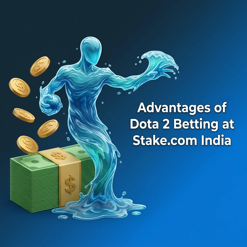 Stake.com India Dota 2 betting advantages including competitive odds, UPI payments, mobile app and promotions