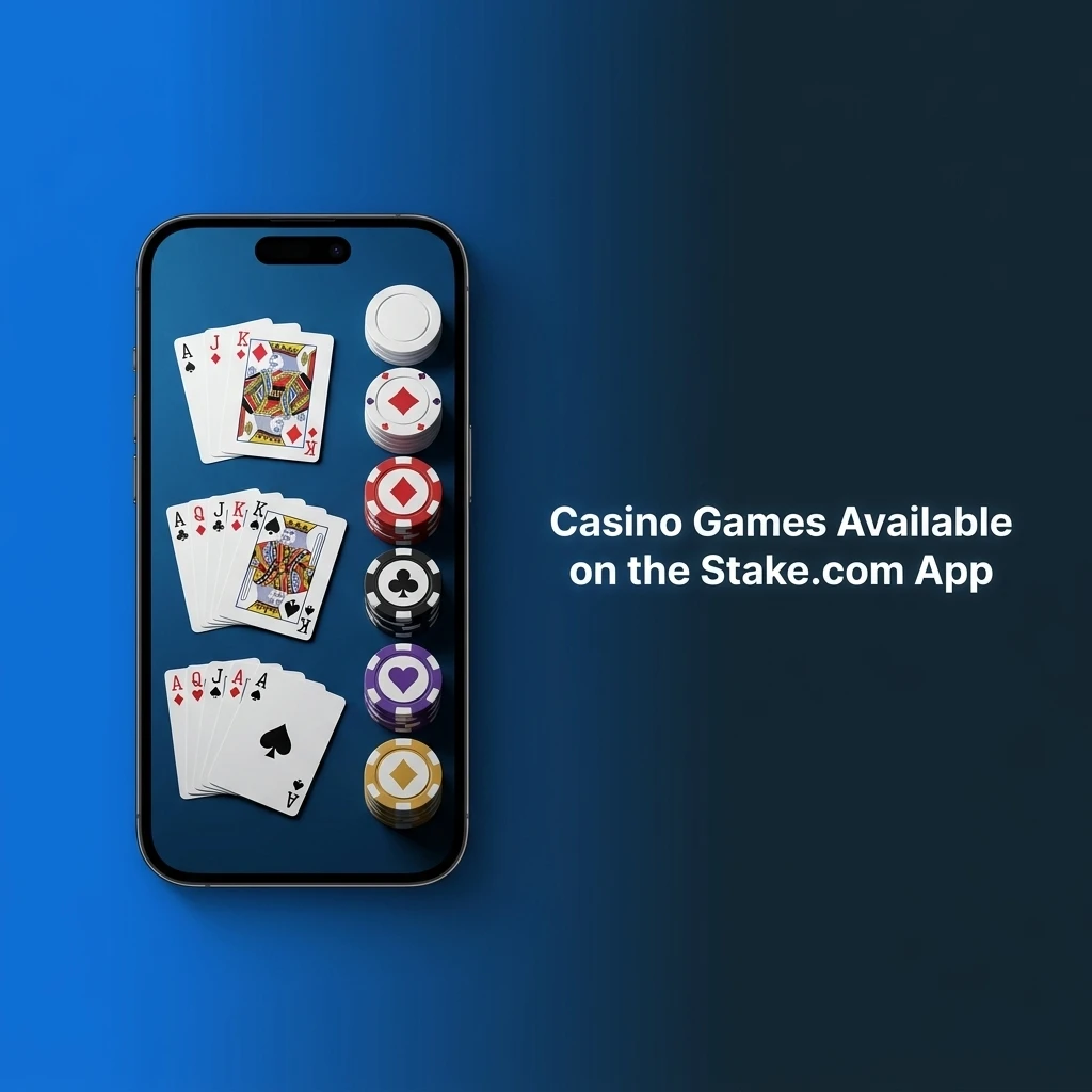 Stake.com mobile app casino games including slots, live dealer tables, Stake Originals and jackpot slots