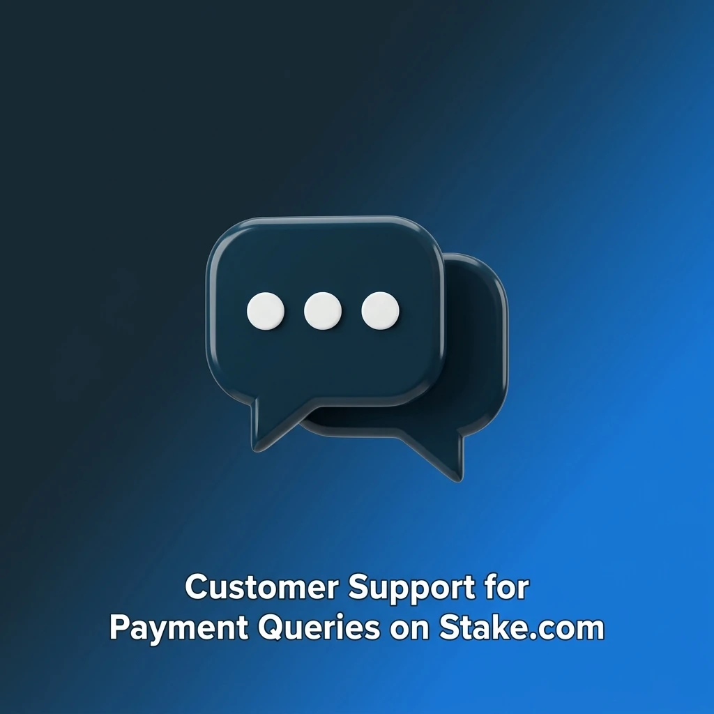 Stake.com customer support channels for payment queries including live chat, email support, and help centre available 24/7