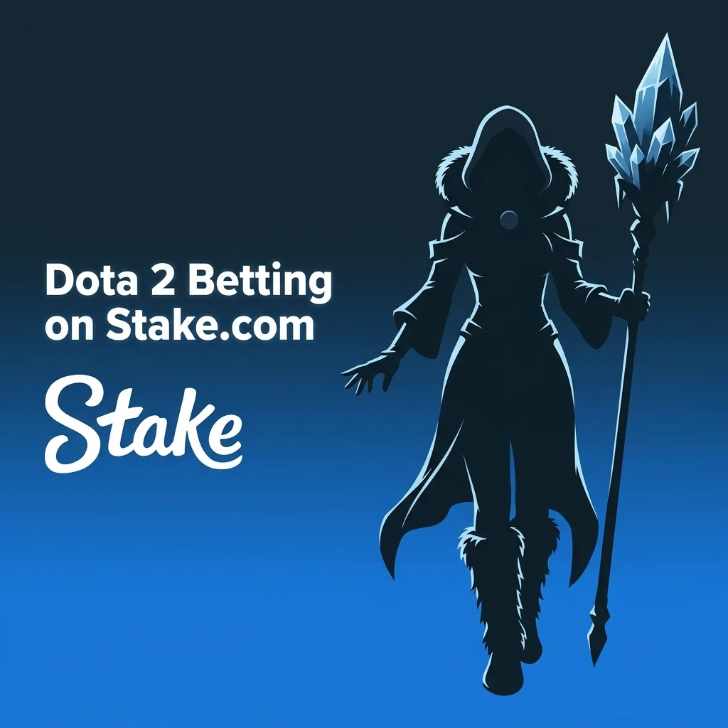 Dota 2 betting on Stake.com with markets for match winner, map winner, and live bets on top tournaments like The International