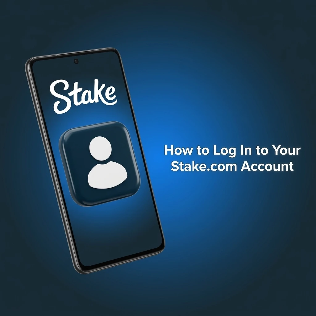 Stake.com login page showing email, password fields and two-factor authentication step for account access