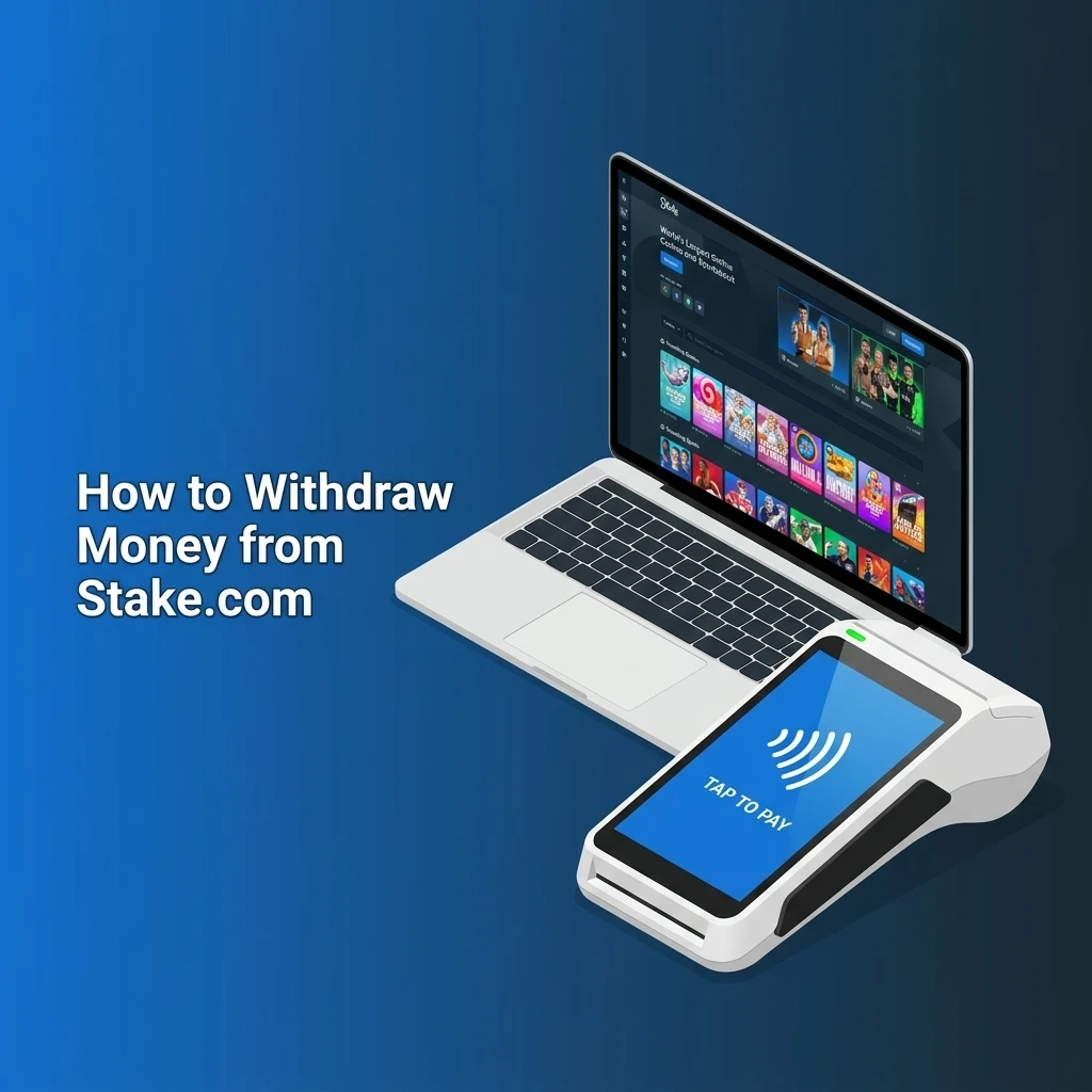 Step-by-step guide on how to withdraw money from Stake.com in India via cashier section