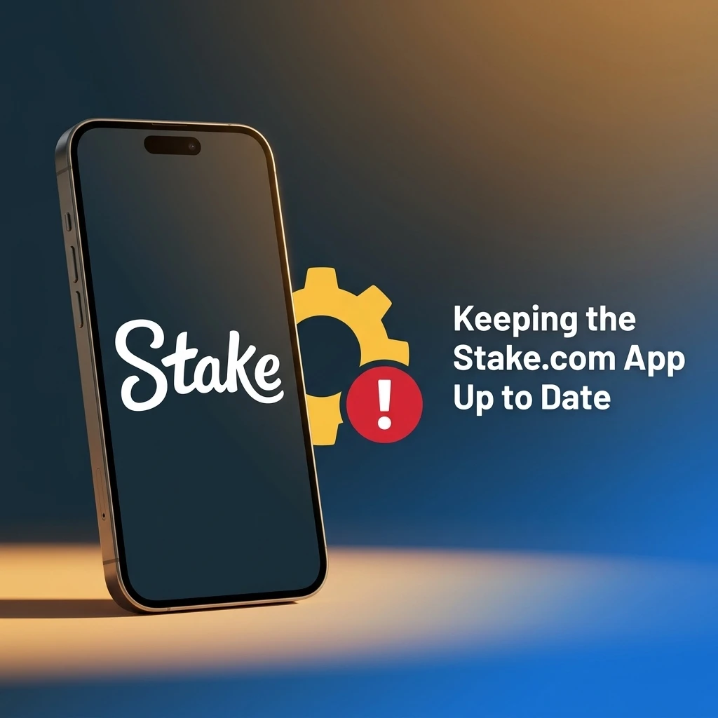 Stake.com iOS app updates automatically on server side, no App Store visit needed, latest version always on launch