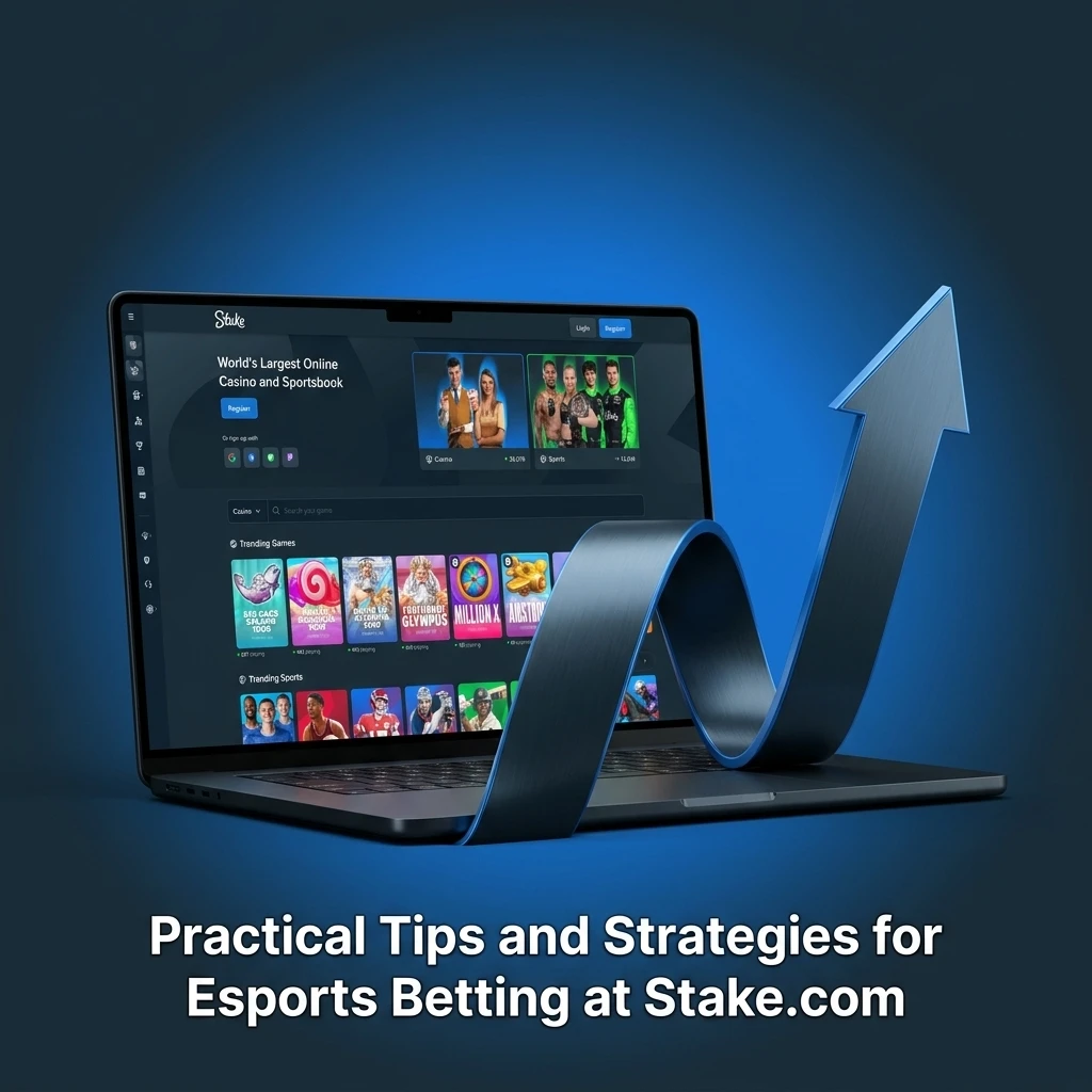 Practical esports betting tips for Stake.com including bankroll management, live betting strategy, and odds comparison
