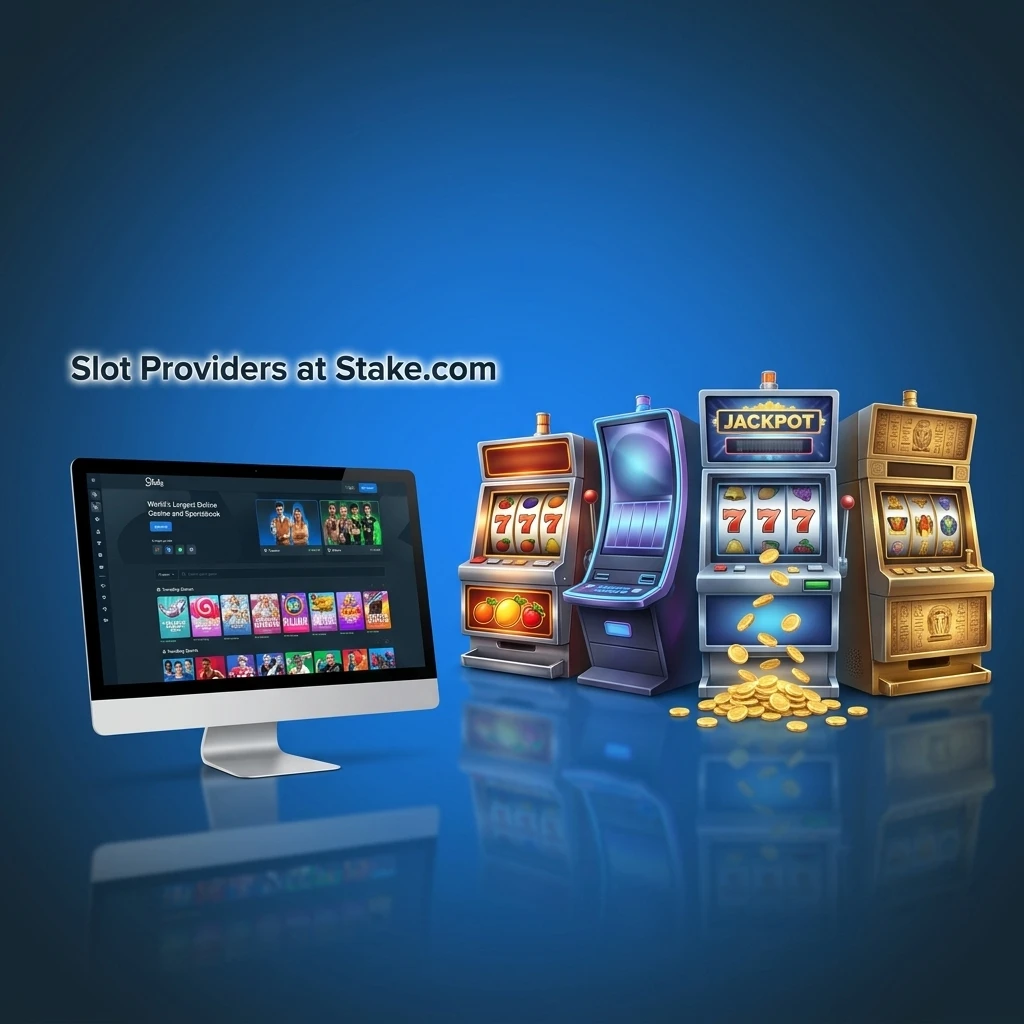 Stake.com slot providers including Pragmatic Play, NetEnt, Play'n GO and 40+ certified developers offering 1000s of verified games