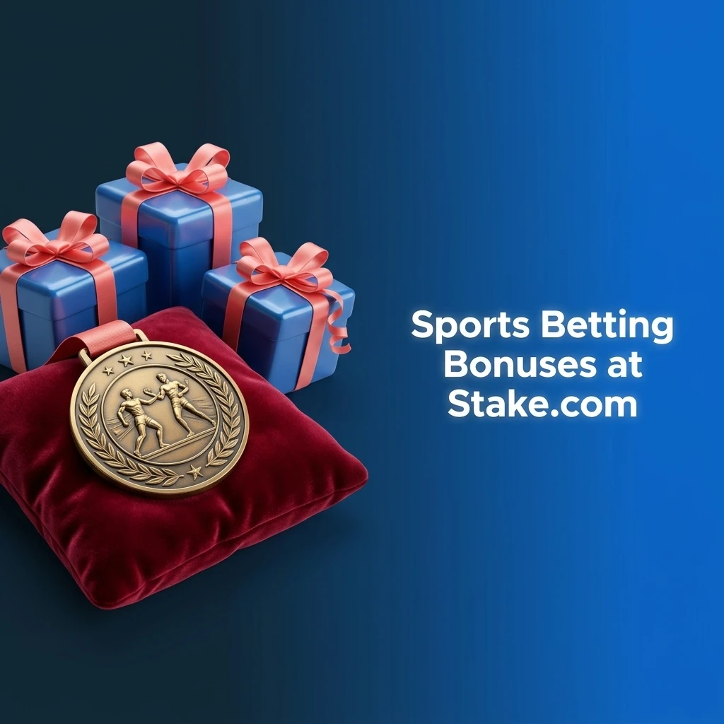 Stake.com sports betting bonuses including Acca Boost, Cricket Specials, Esports Promotions, and Early Payout offers