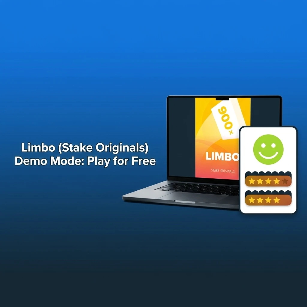 Limbo Stake Originals demo mode interface showing free play option with multiplier targets and provably fair system