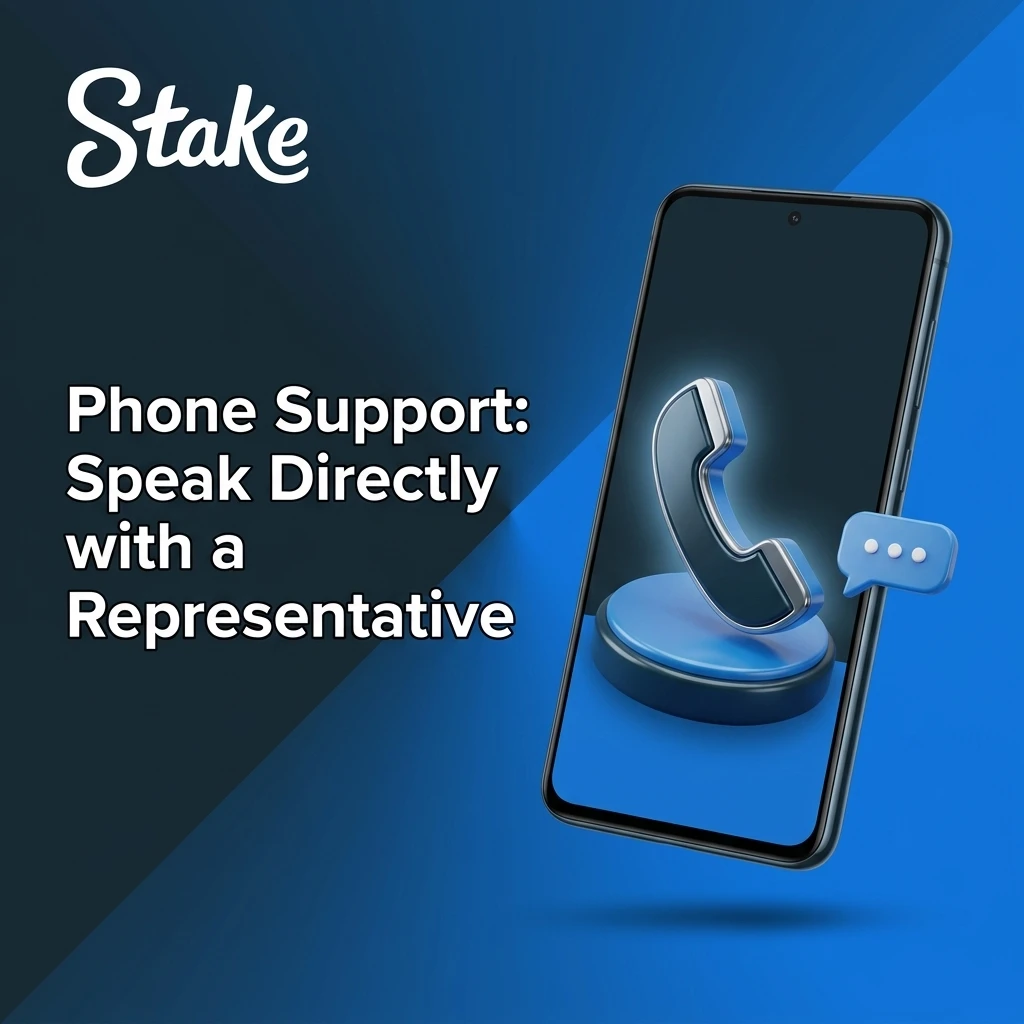 Stake.com phone support representative helping resolve account and payment issues quickly via helpline
