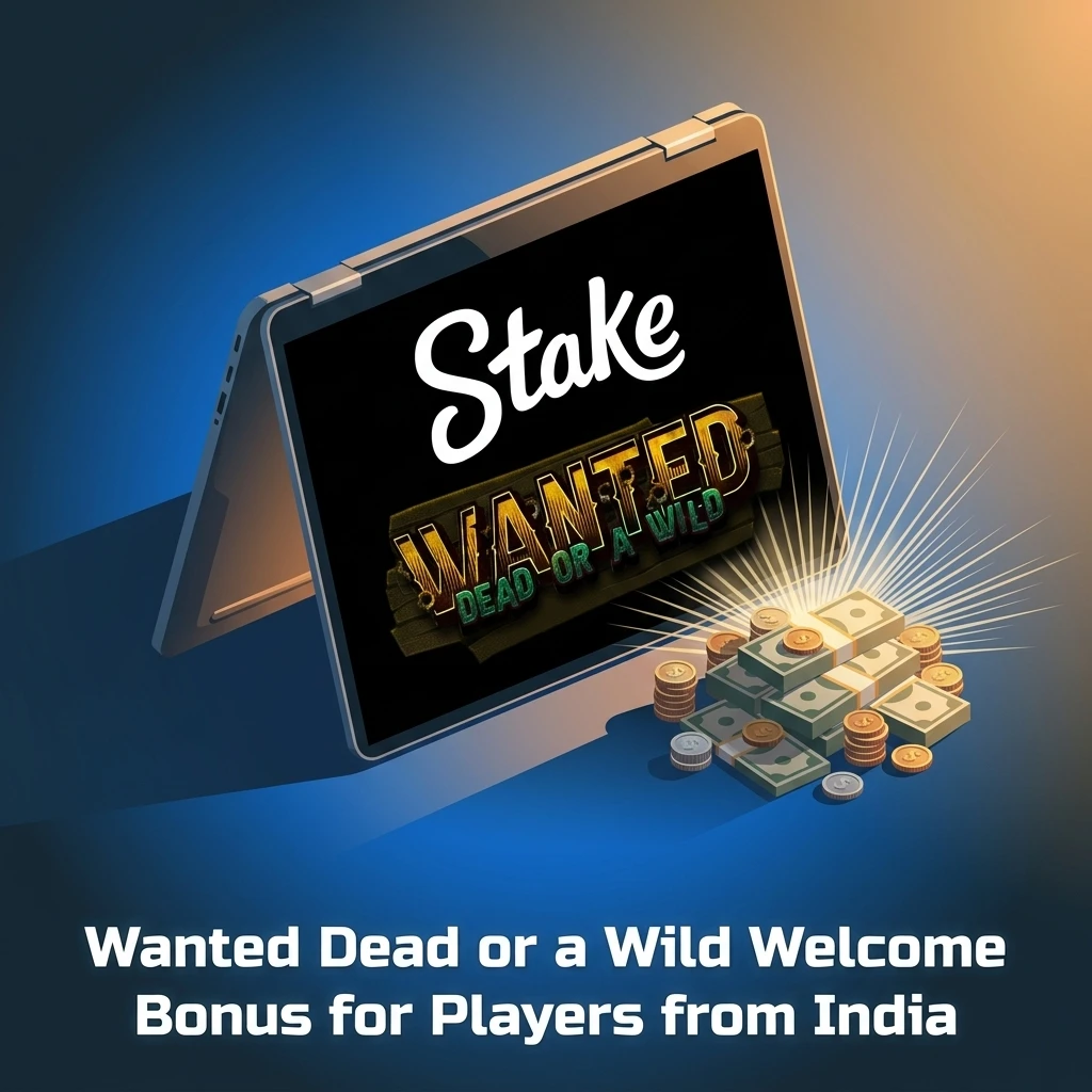 Stake.com Welcome Bonus for Indian Players – Wanted Dead or a Wild Weekly Raffle & Daily Races