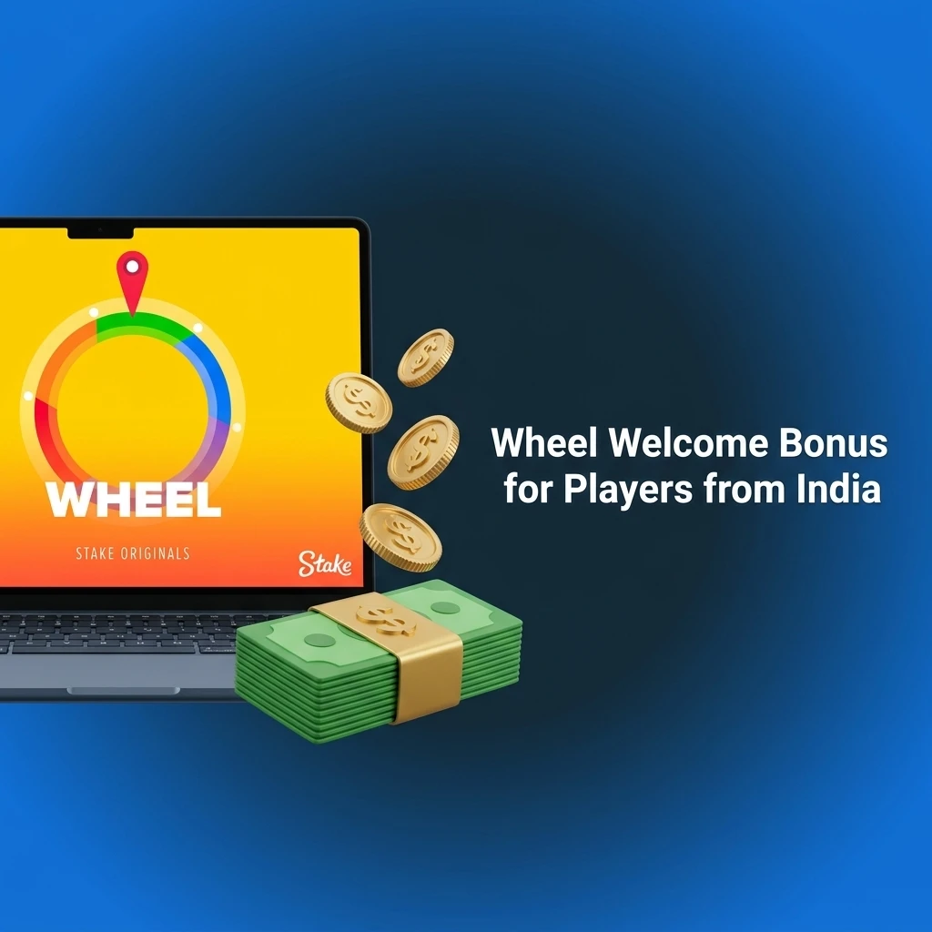 Stake.com Wheel Welcome Bonus for Indian players with Weekly Raffle and Daily Races promotions