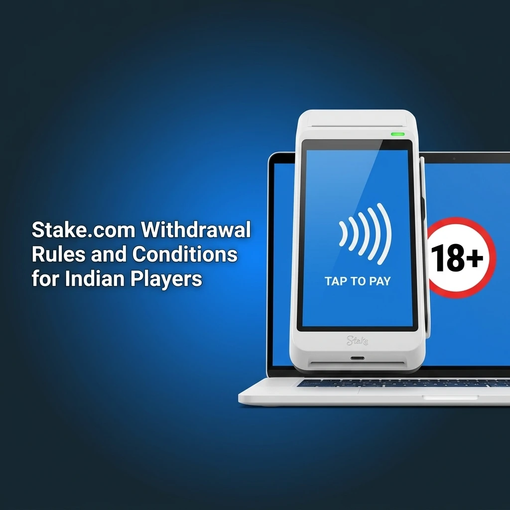 Stake.com withdrawal rules for Indian players covering KYC, wagering, crypto wallet, minimum INR 840 limit