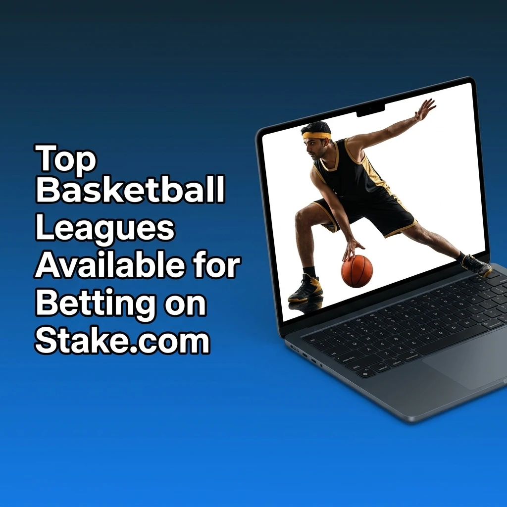 Top basketball leagues for betting on Stake.com including NBA, EuroLeague, NCAA, NBL, and FIBA tournaments