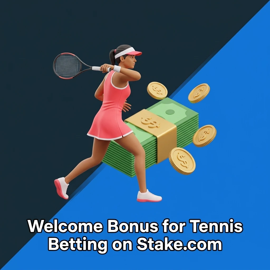 Stake.com welcome bonus for tennis betting new users deposit offer with wagering requirements for India players